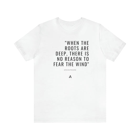 No Reason To Fear The Wind Unisex Jersey Short Sleeve Tee