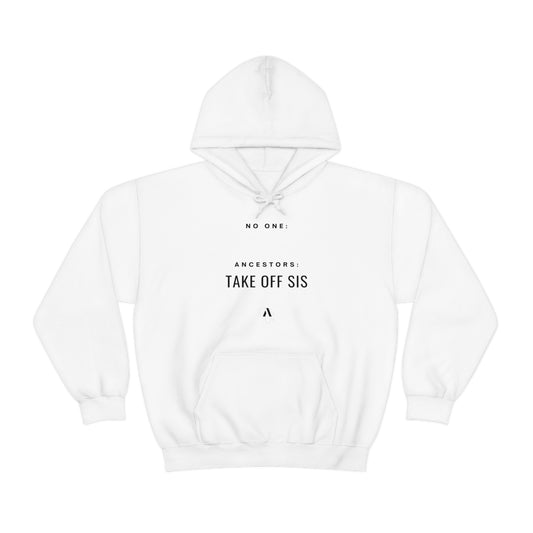 Take Off Sis Unisex Heavy Blend Hooded Sweatshirt