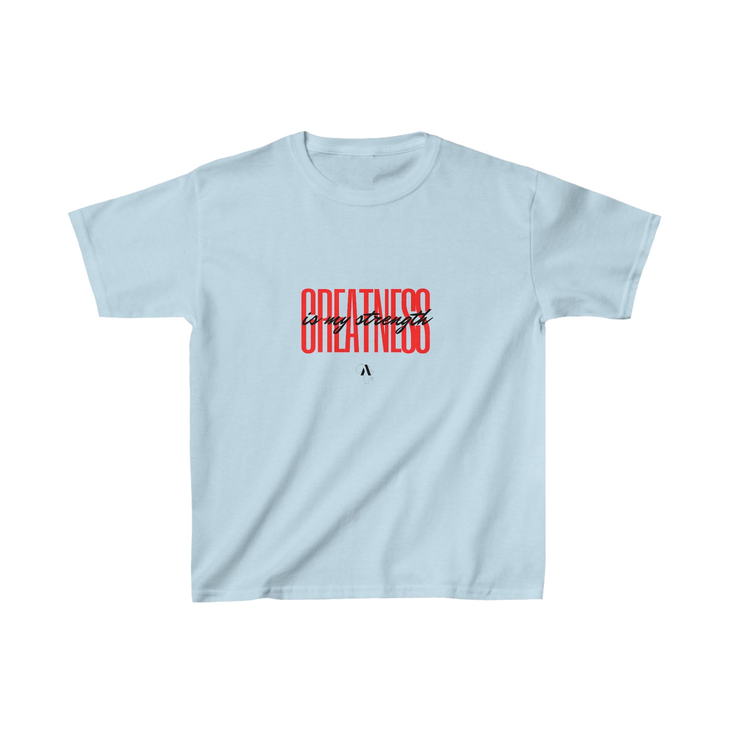 Kids Greatness is My Strength Heavy Cotton Tee