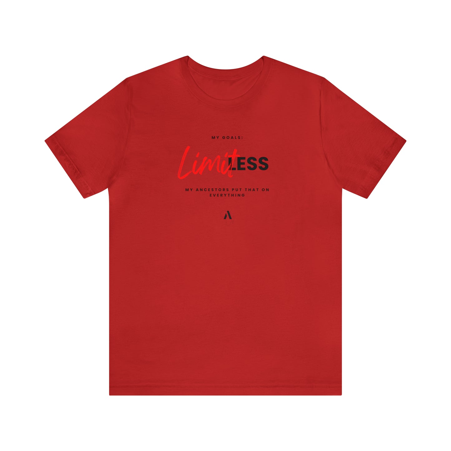 Limitless Goals, Ancestors Put That On Everything Unisex Jersey Short Sleeve Tee