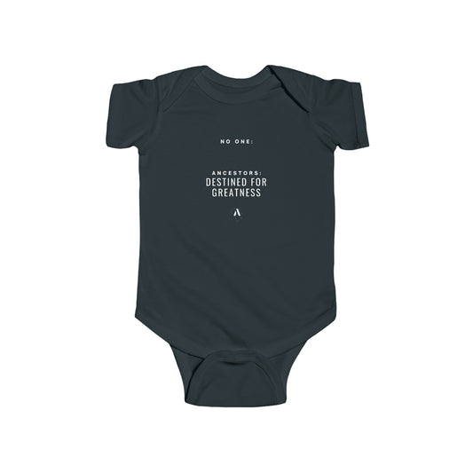 Destined for Greatness Infant Fine Jersey Bodysuit