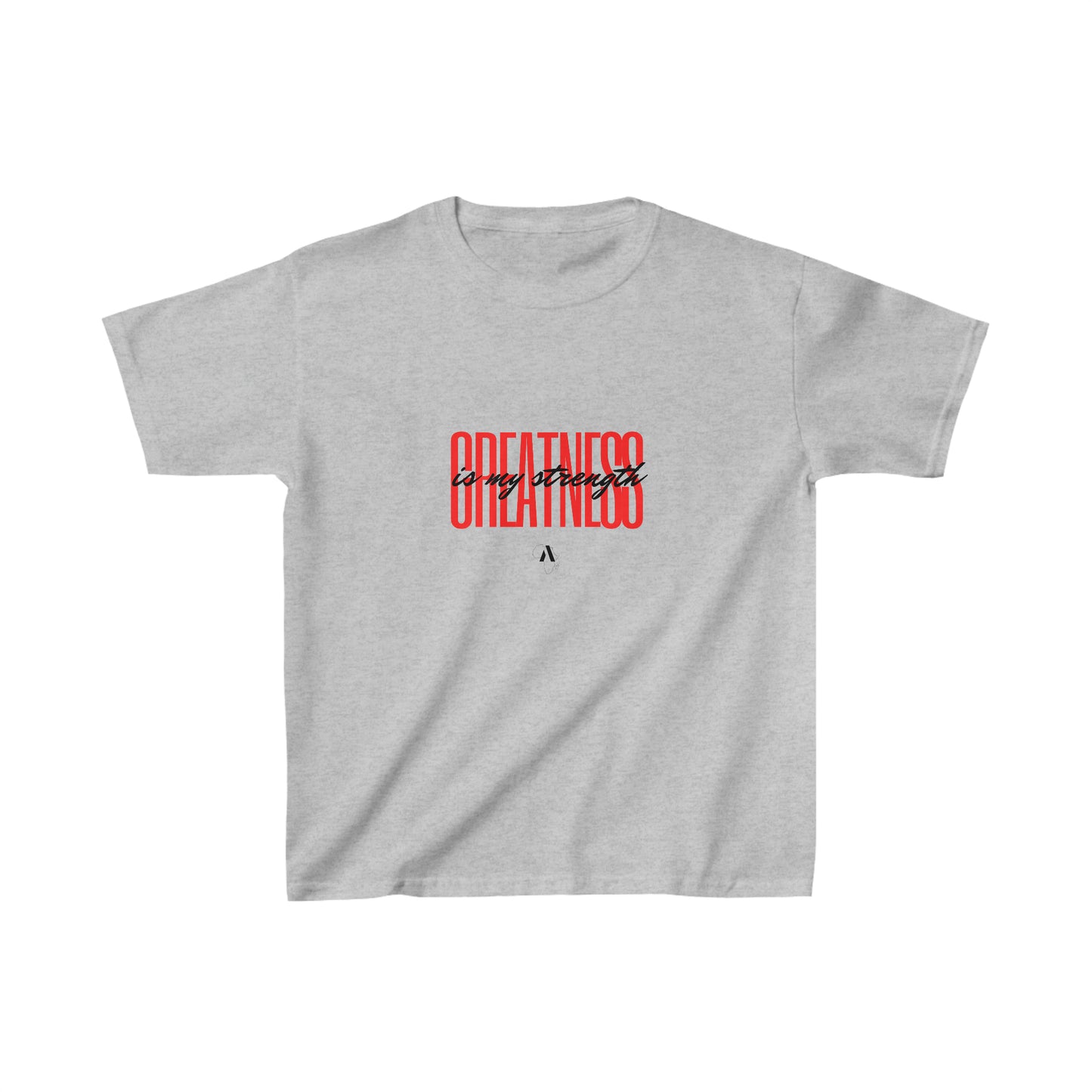 Kids Greatness is My Strength Heavy Cotton Tee